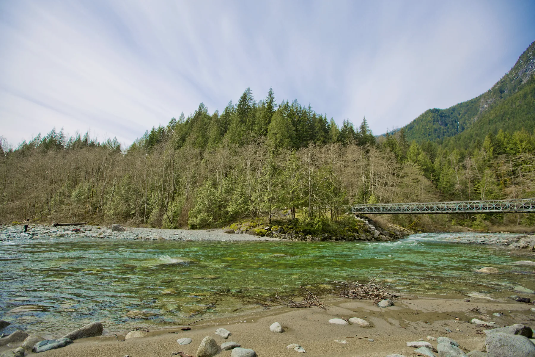 River and forest in Golden Ears Provincial Park, British Columbia